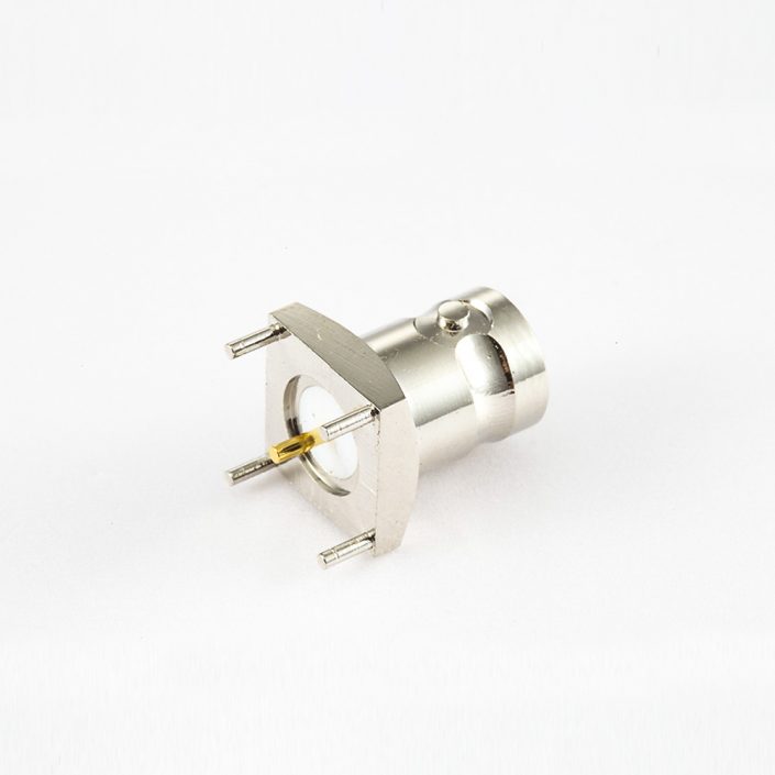 BNC 50歐姆直式母頭焊接PCB板的座子 BNC 50歐姆直式母頭焊接PCB板的座子