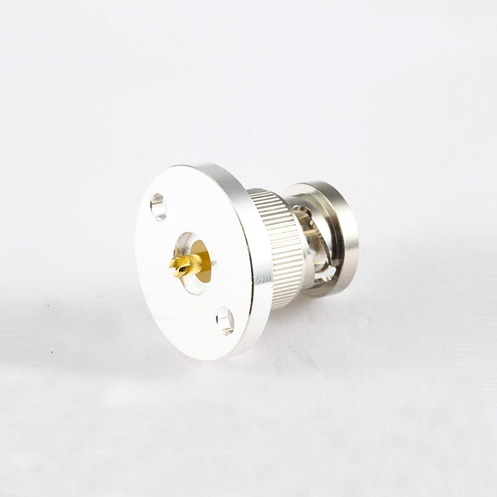 BNC 公頭直式法蘭盤式座子