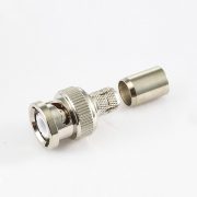 BNC 公頭直式壓接SYV50-5電纜