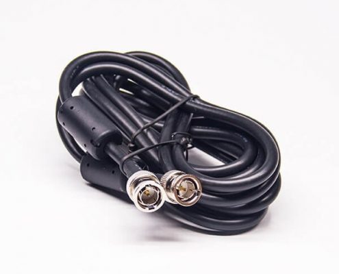 BNC監控線公轉公帶磁環接RG59線三件套壓接式250CM