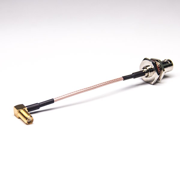 同軸線 BNC母頭直式大六角防水轉彎式母頭SMA接RG 316