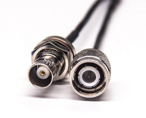 bnc防水母頭前鎖板轉tnc直公頭接RG174線
