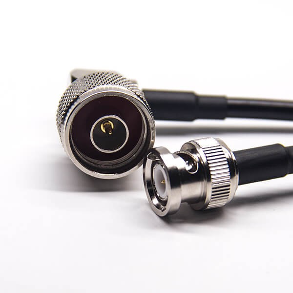 BNC線180度直式公頭轉N型90度彎式公頭線接RG223  RG58