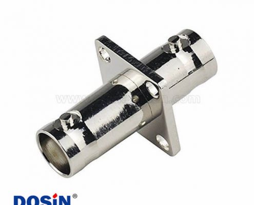 BNC母轉(zhuǎn)母雙通直通 高頻 帶法蘭盤 射頻轉(zhuǎn)接頭50歐姆